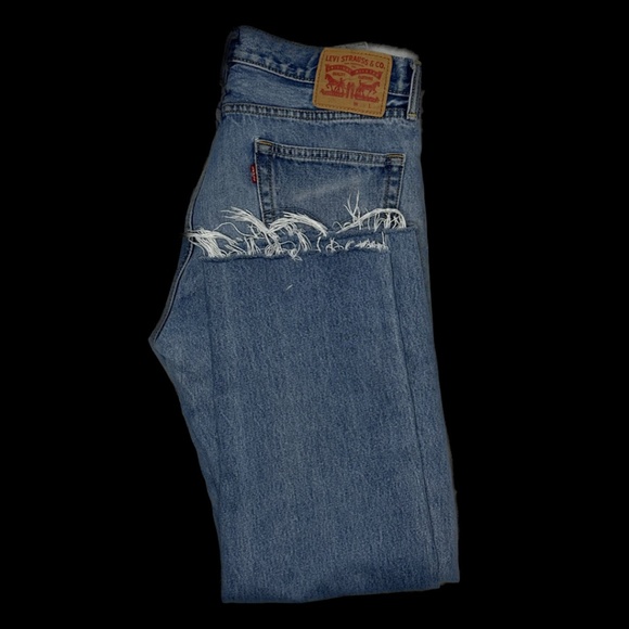 Levi's | Jeans | Vintage Frayed Levis 55 Jeans 35x32 | Poshmark